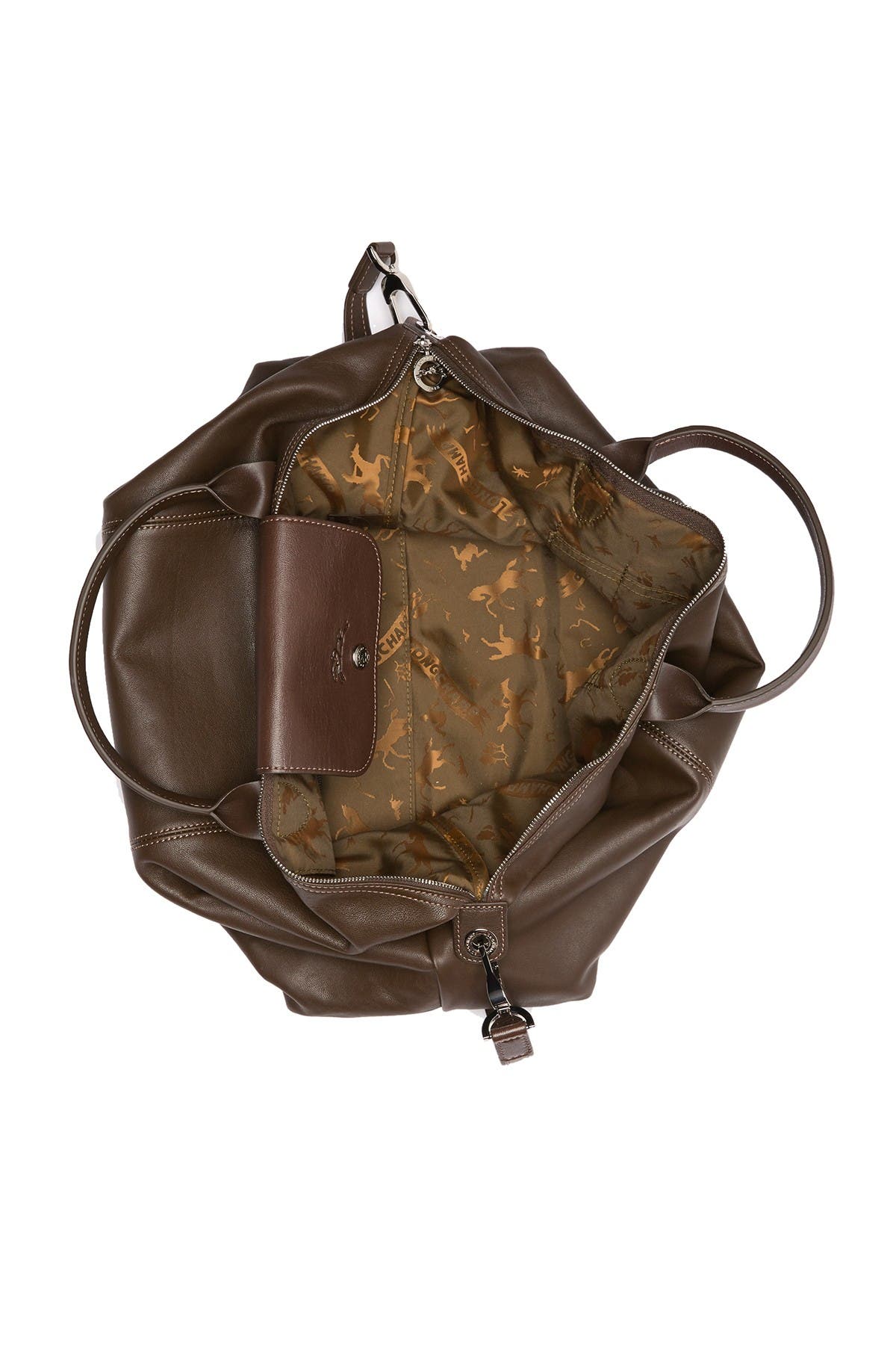 longchamp leather top handle convertible satchel