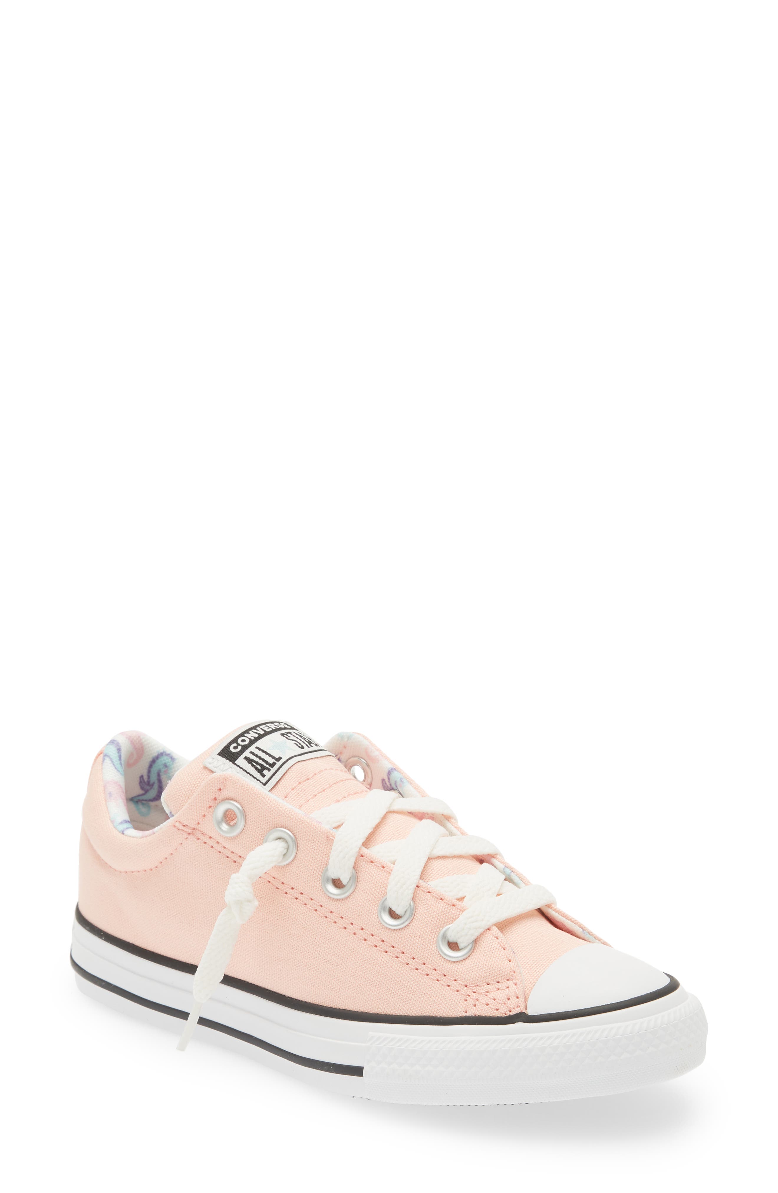 Converse All Star(R) Street Low Top Sneaker in Storm Pink/White/Black
