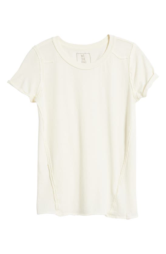 Shop Free People Wild Cotton T-shirt In Ivory