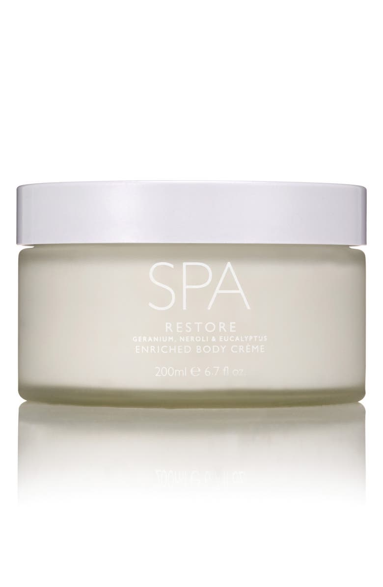 THE WHITE COMPANY Spa Restore Enriched Body Crème, Main, color, 100