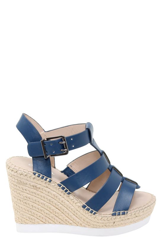 Charles By Charles David Excess Espadrille Platform Sandal In Blue ...