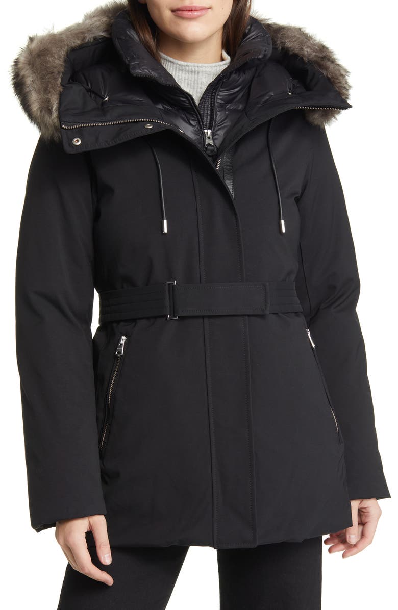astronomie pols Noord Amerika Mackage Jeni Water Repellent 800 Fill Power Down 2-in-1 Parka with Genuine  Shearling Trim | Nordstrom