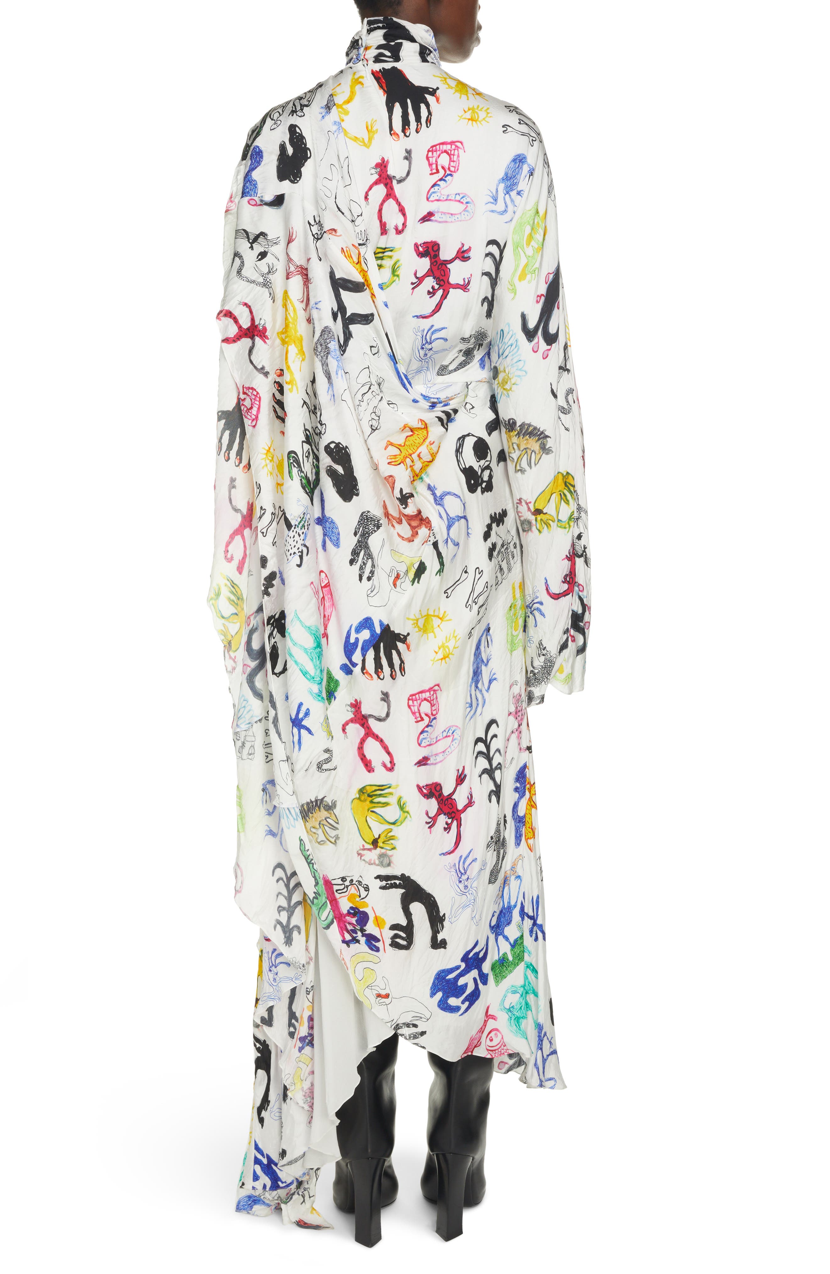 Balenciaga Artist Doodles Twisted Flou 
