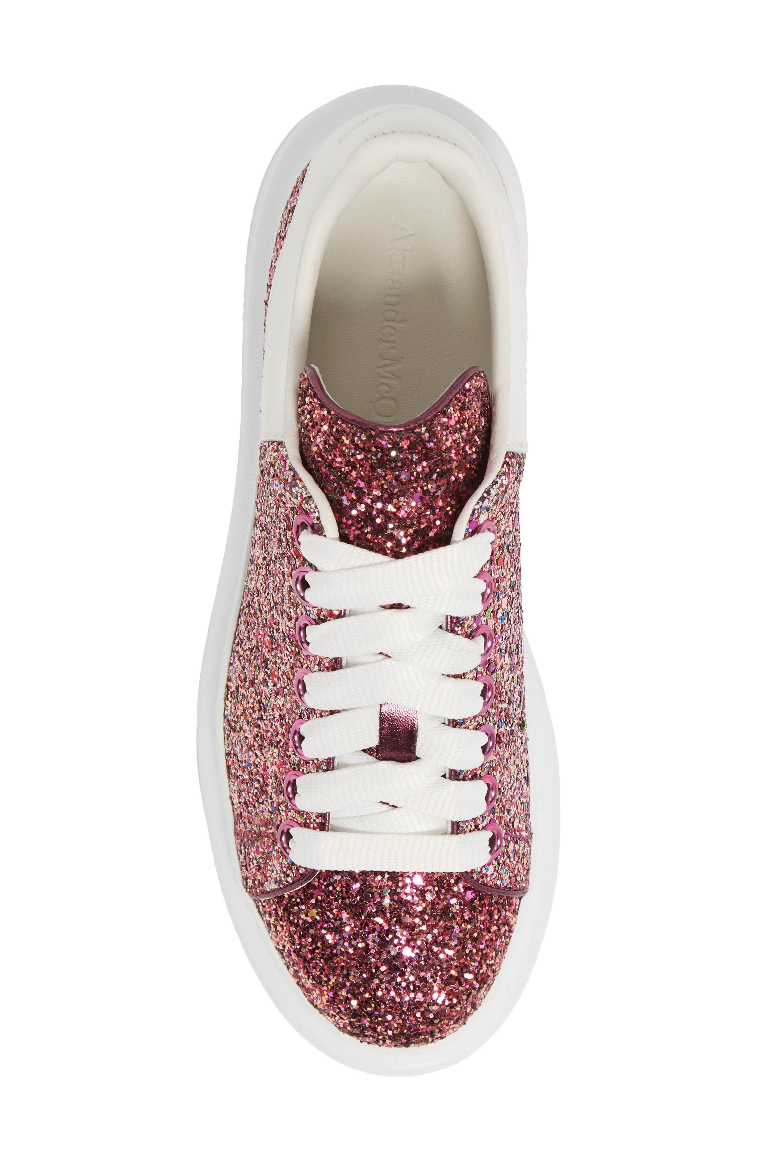 Alexander McQueen Glitter Platform Sneaker | Nordstrom