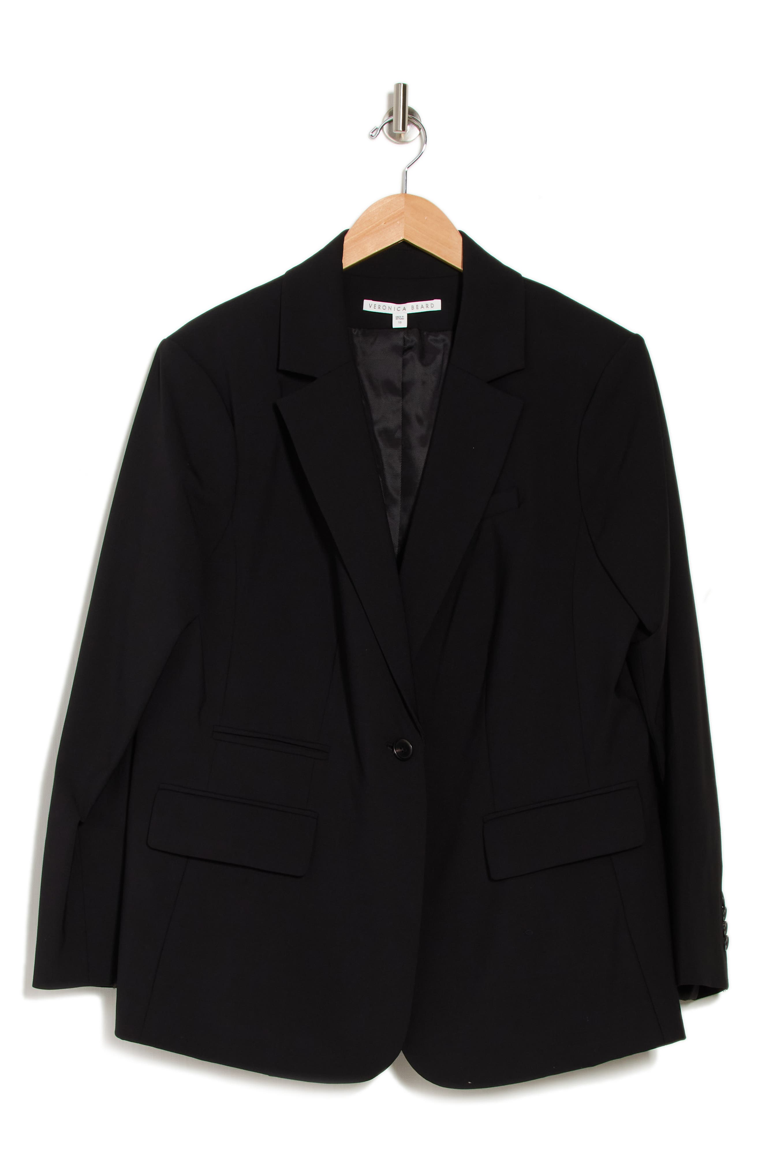 VERONICA BEARD 'CLASSIC' LAMBSWOOL BLEND SINGLE BUTTON BLAZER,190738287924