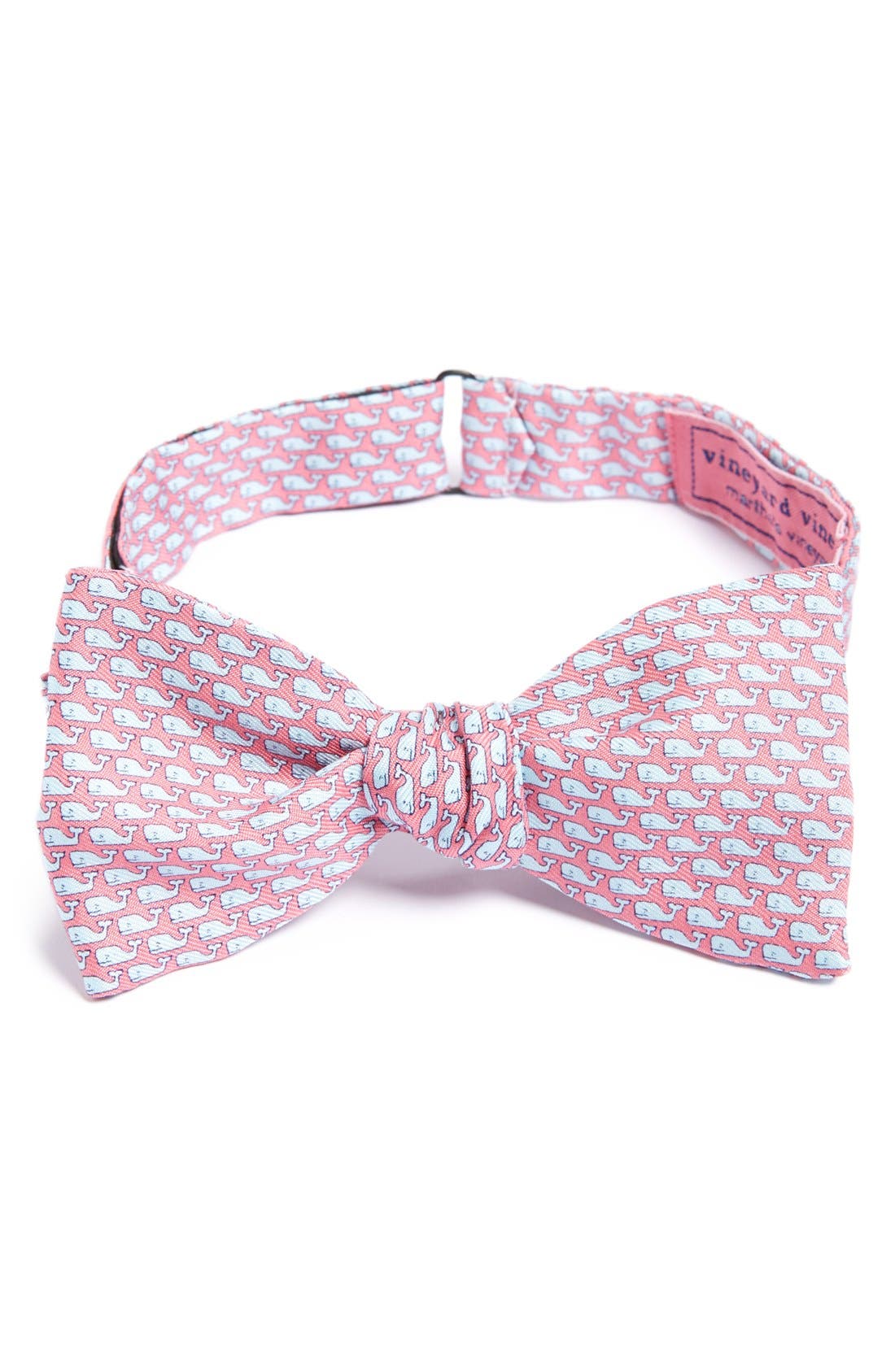 vineyard vines Whale Print Silk Bow Tie Nordstrom