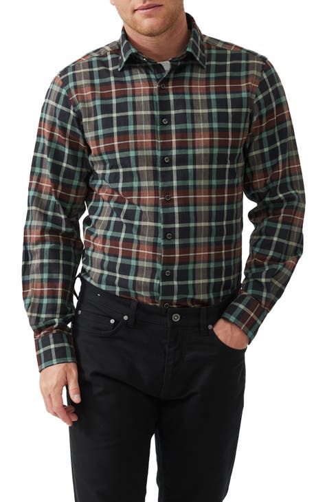 Colyton Plaid Button-Up Shirt