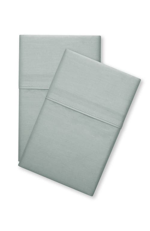 Nate Home by Nate Berkus Signature 400-Thread Count Percale Pillowcase Set in Limestone (Pale Aqua) at Nordstrom