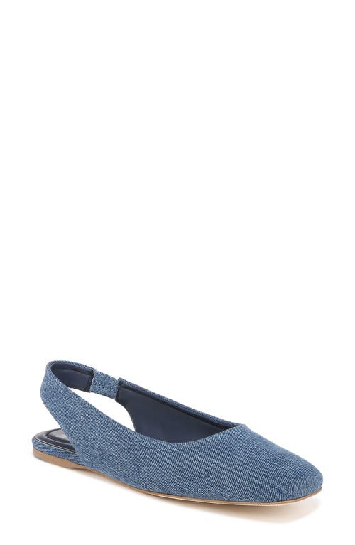 SARTO by Franco Sarto Antona Slingback Flat in Denim at Nordstrom, Size 11