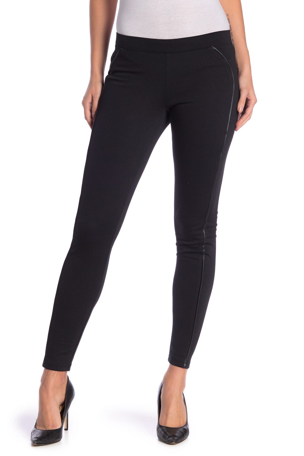 hue leatherette leggings
