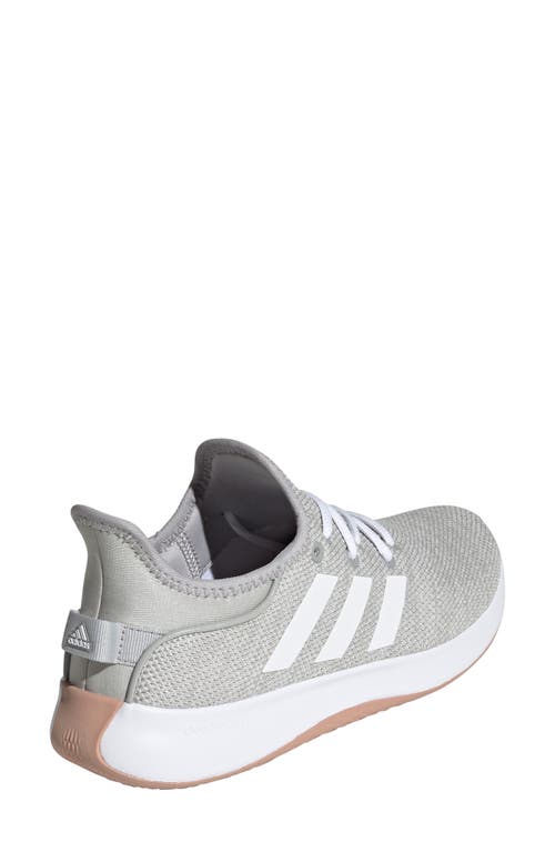 Adidas Originals Adidas Cloadfoam Pure Running Shoe In Grey/white/silver Metallic