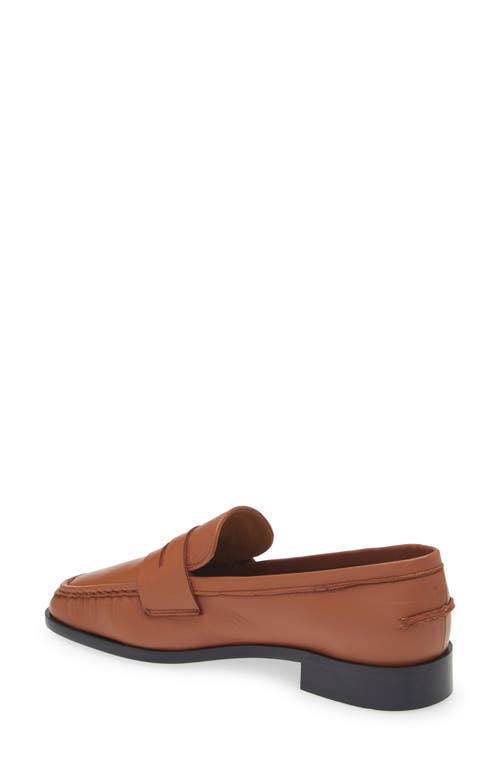 Shop Atp Atelier Airola Penny Loafer In Brandy