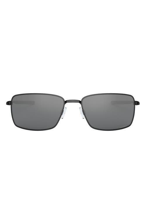 Oakley Square Wire 60mm Rectangular Sunglasses in Black at Nordstrom