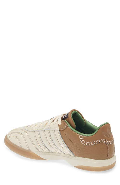 Adidas Originals Samba Mn Nappa Wonder White Sneakers Unisex In Wonder White