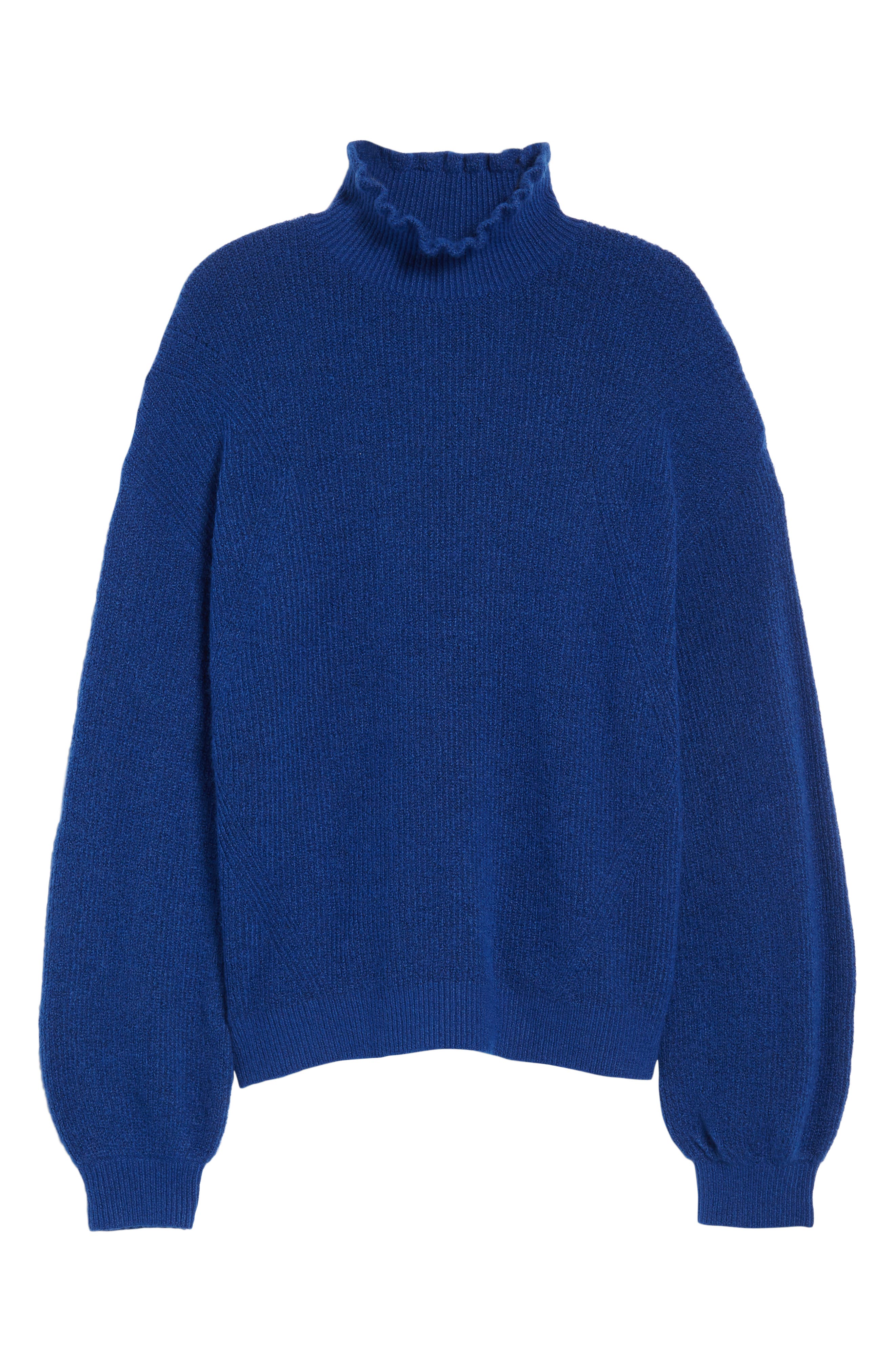 halogen ruffle neck sweater