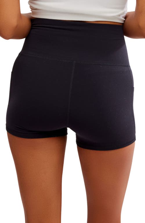 Shop Fp Movement By Free People Free People Fp Movement Never Better Pocket Bike Shorts In Black