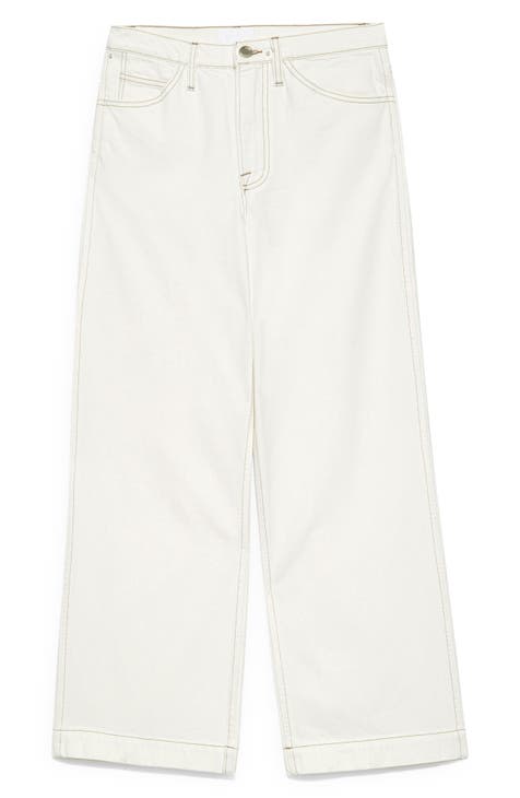 Maddy White Straight Leg Jeans