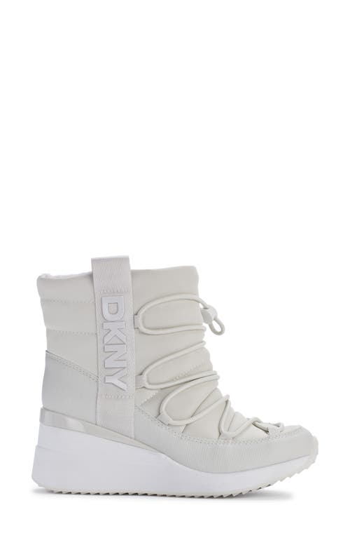 Shop Dkny Perla Wedge Bootie In White