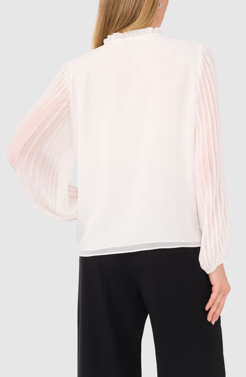 Shop Halogenr Halogen(r) Pleated Ruffle Top In New Ivory White