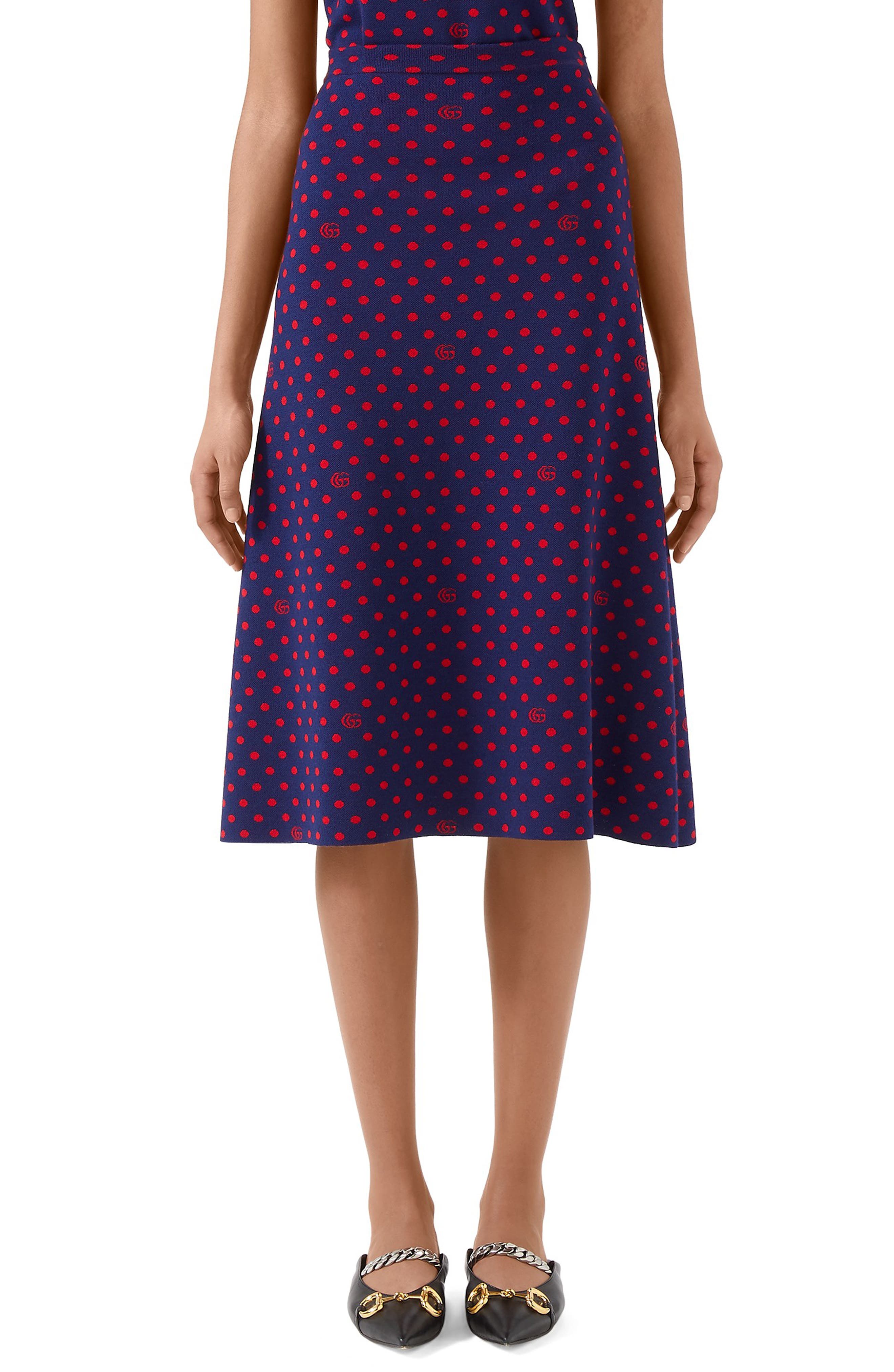 gucci polka dot dress