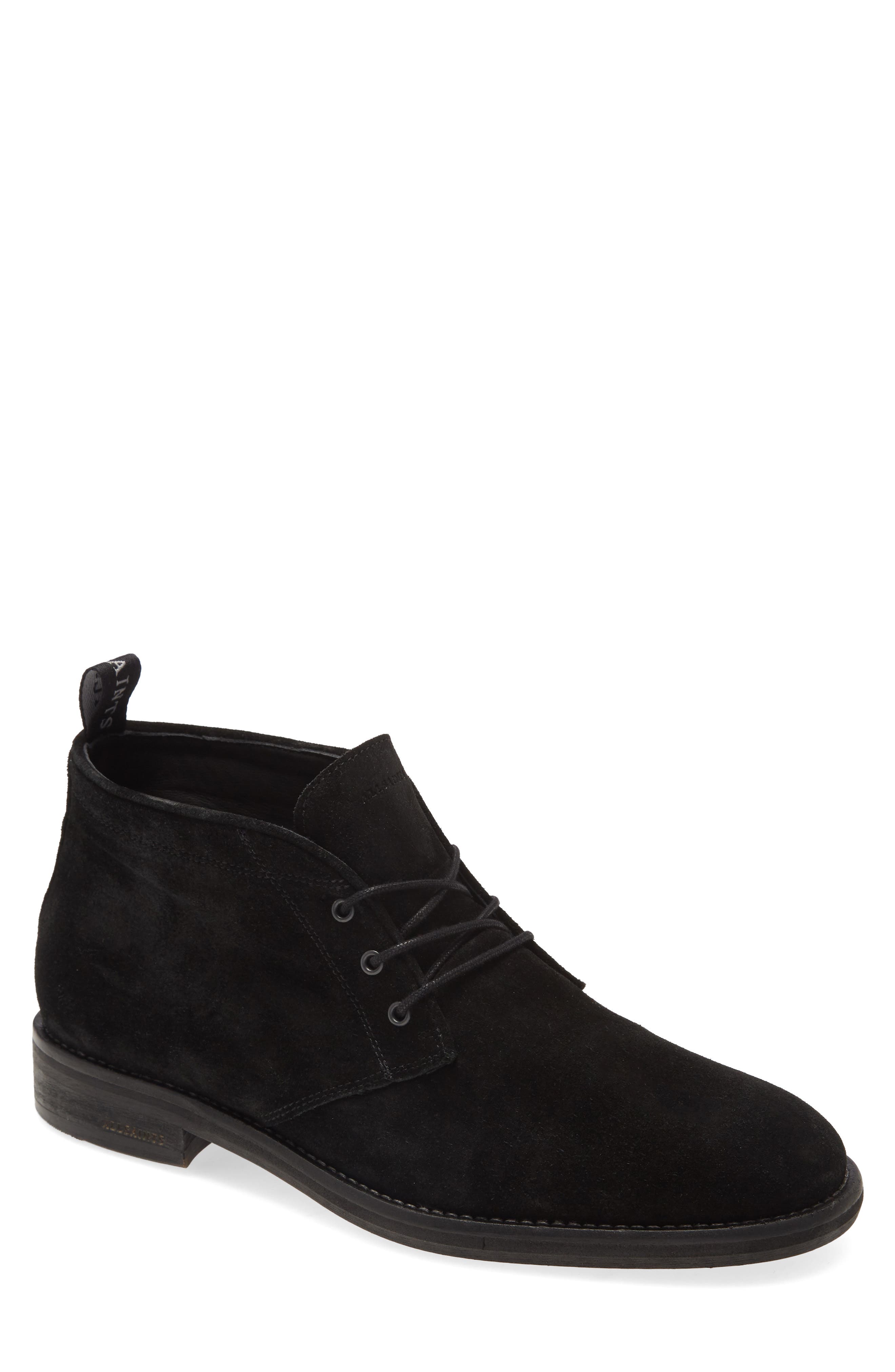 black suede chukka boots