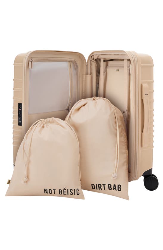 Beis The 21-inch Carry-on Roller In Beige Glossy