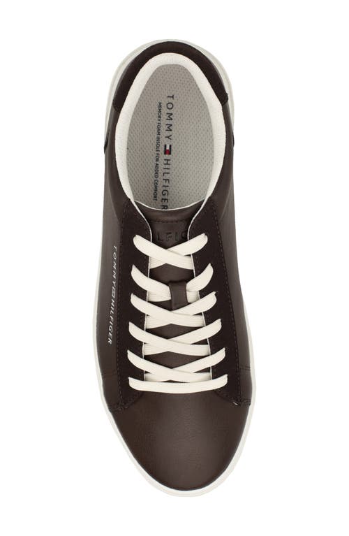 Tommy Hilfiger Low Top Sneaker In Dark Brown
