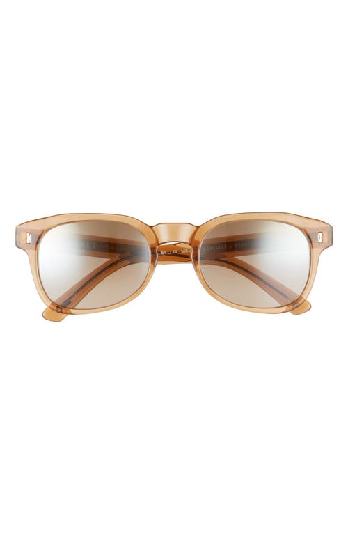 Coolidge 52mm Polarized Sunglasses in Whiskey/Amber Half Flash