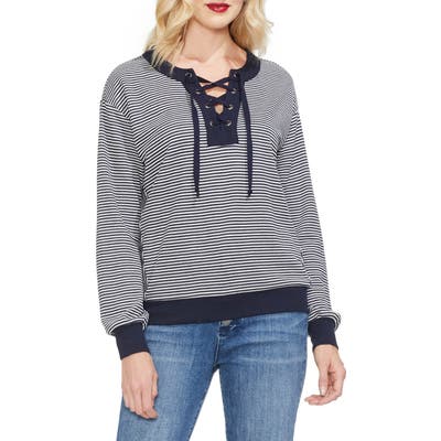 Vince Camuto Stripe Knit Top, Blue