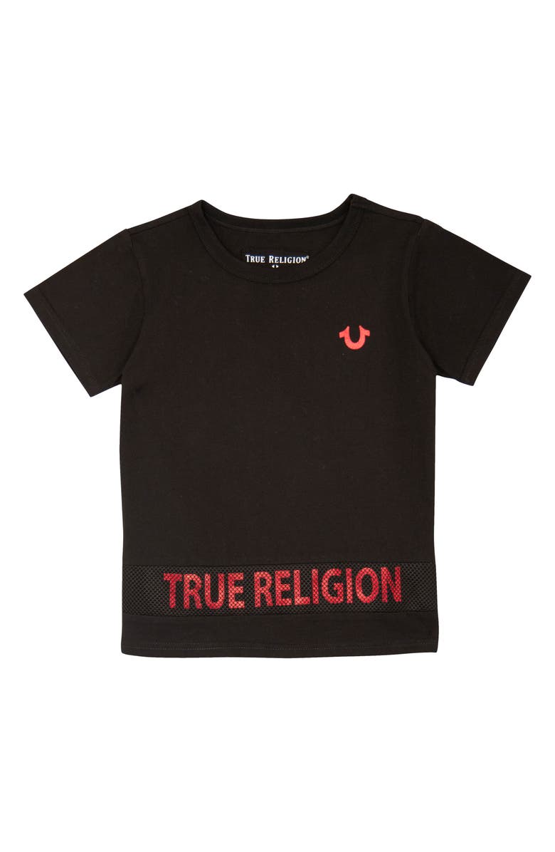 True Religion Brand Jeans High/Low T-Shirt, Main, color, 