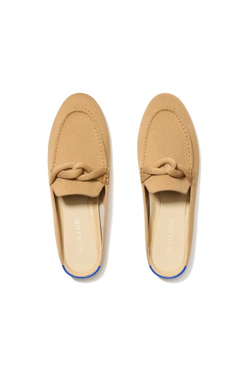 Rothys The Buckle Clog In Brown/neutral In Wren Birdseye