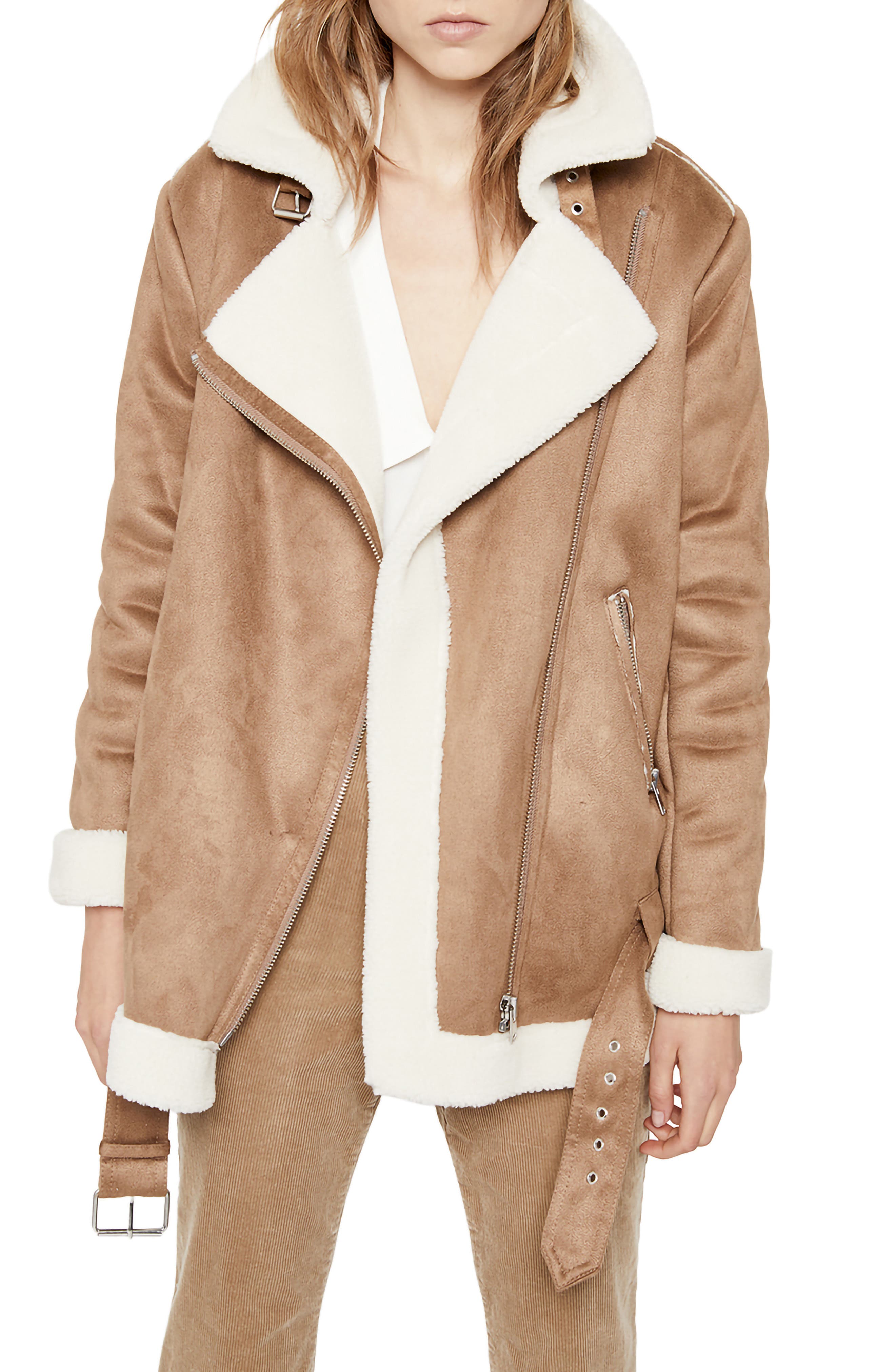 topshop camel coat nordstrom