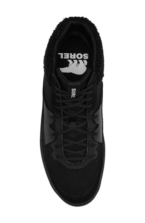 Shop Sorel Ona 503 Cozy Hiker Platform Sneaker In Black/black