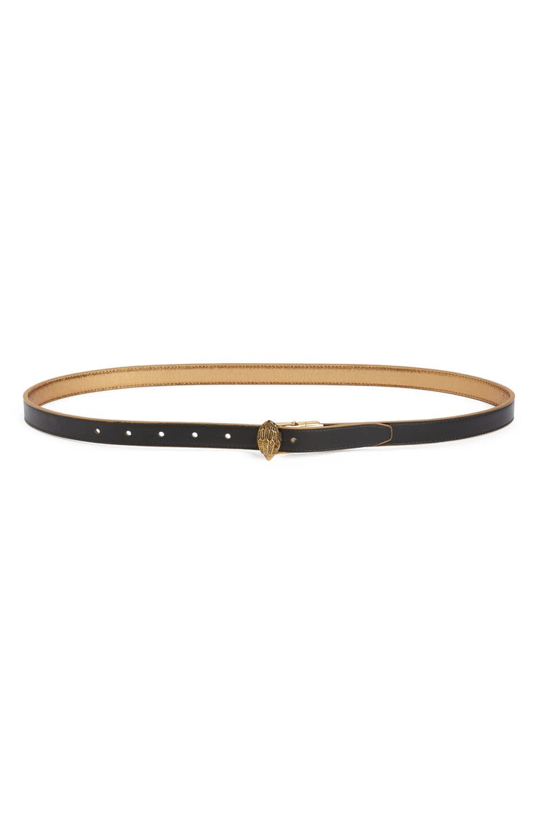 Kurt Geiger London Reversible Metallic Leather Belt | Nordstrom