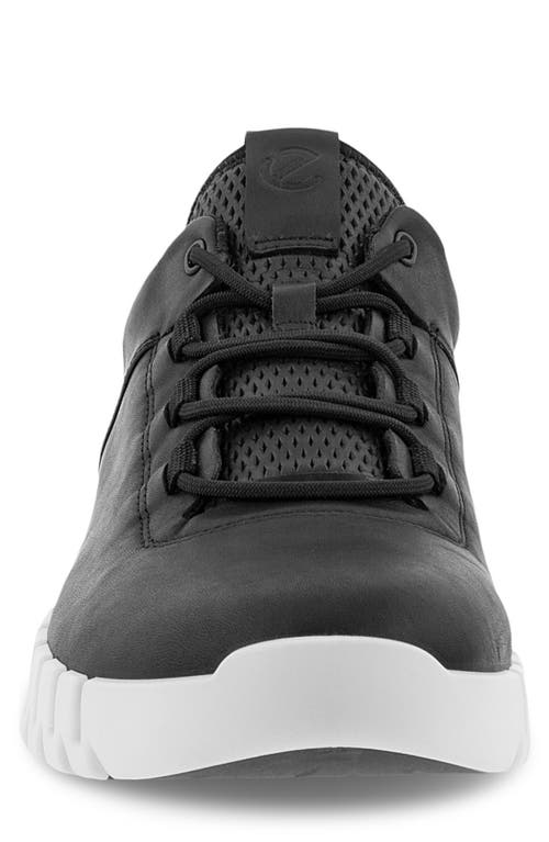 Shop Ecco Gruuv Sneaker In Black/black