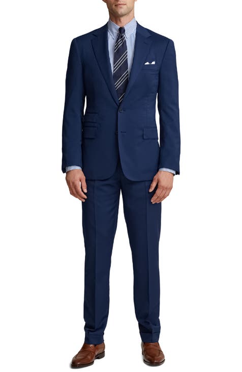Classic Worsted Wool Two-Piece Suit