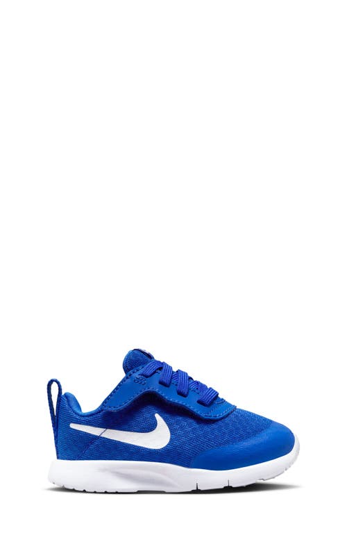 Shop Nike Kids' Tanjun Ez Sneaker In Game Royal/white/white