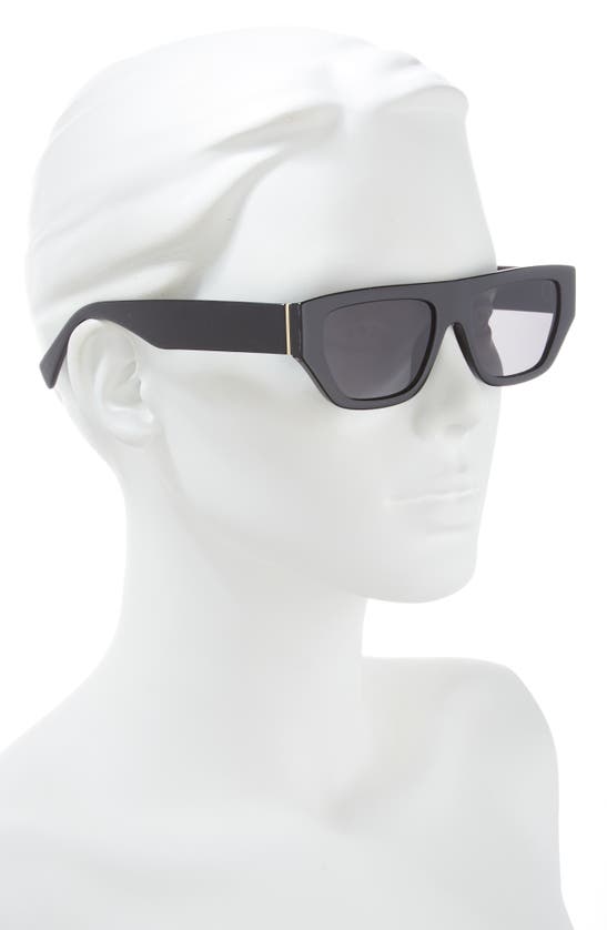 Shop Bp. Bold Flat Top Sunglasses In Black