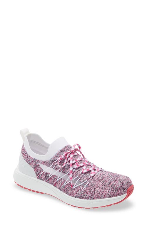 Synq 2 Knit Sneaker in Pink Leather