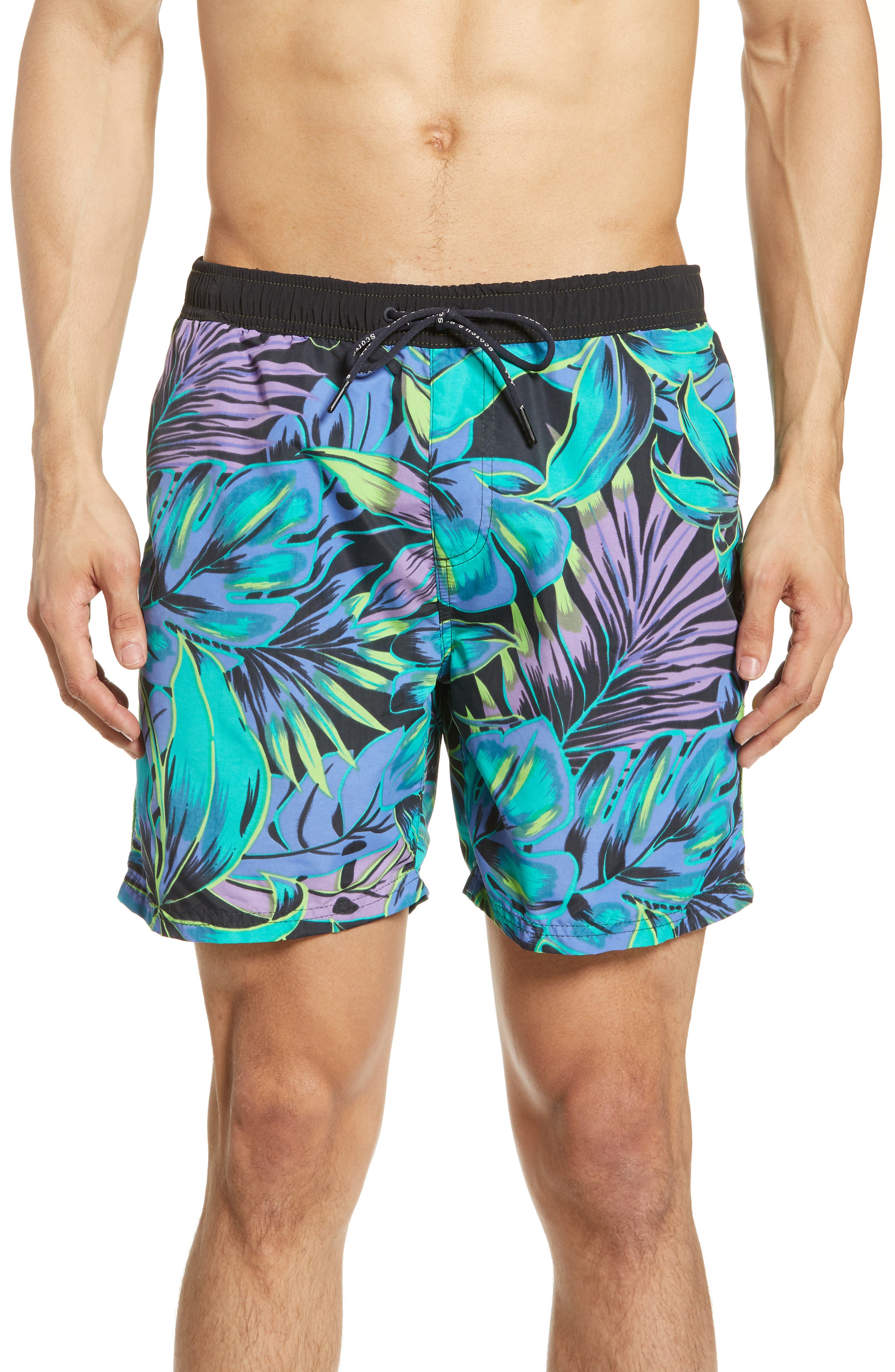 scotch and soda swim trunks