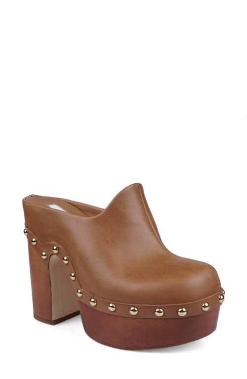 ZIGI Johanna Platform Mule Tan Leather at Nordstrom,