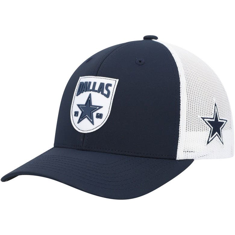 Hooey Navy/white Dallas Cowboys Star Patch Trucker Snapback Hat