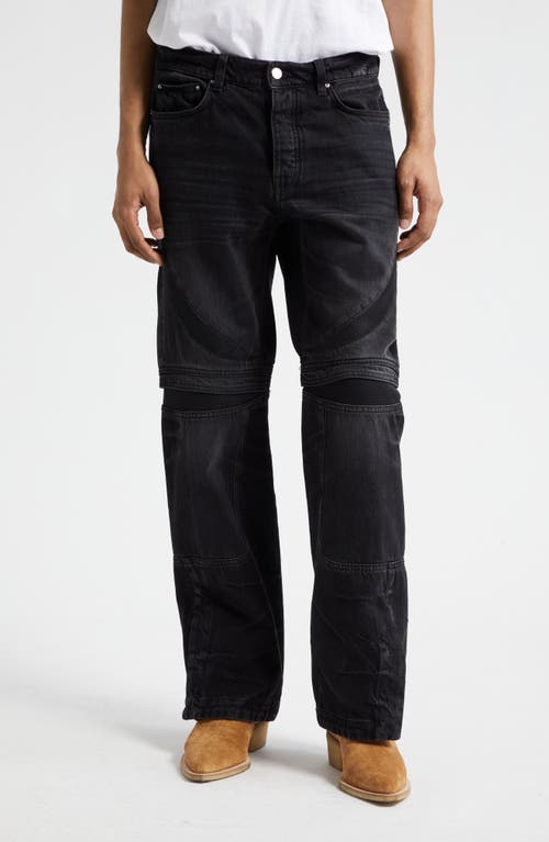 AMIRI MX-3 Straight Leg Jeans Faded Black at Nordstrom,
