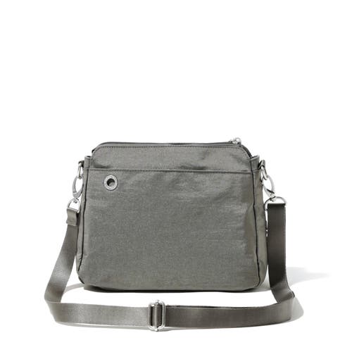 Baggallini Calais Crossbody Bag In Sterling Shimmer