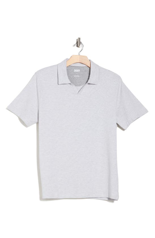 Shop Dkny Sportswear Henry Stretch Cotton Polo In White