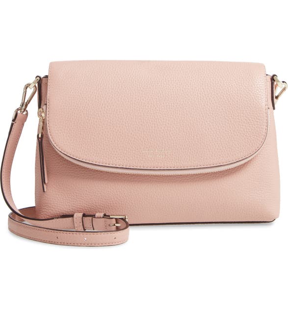 Kate Spade Large Polly Leather Crossbody Bag - Pink In Flapper Pink Multi | ModeSens