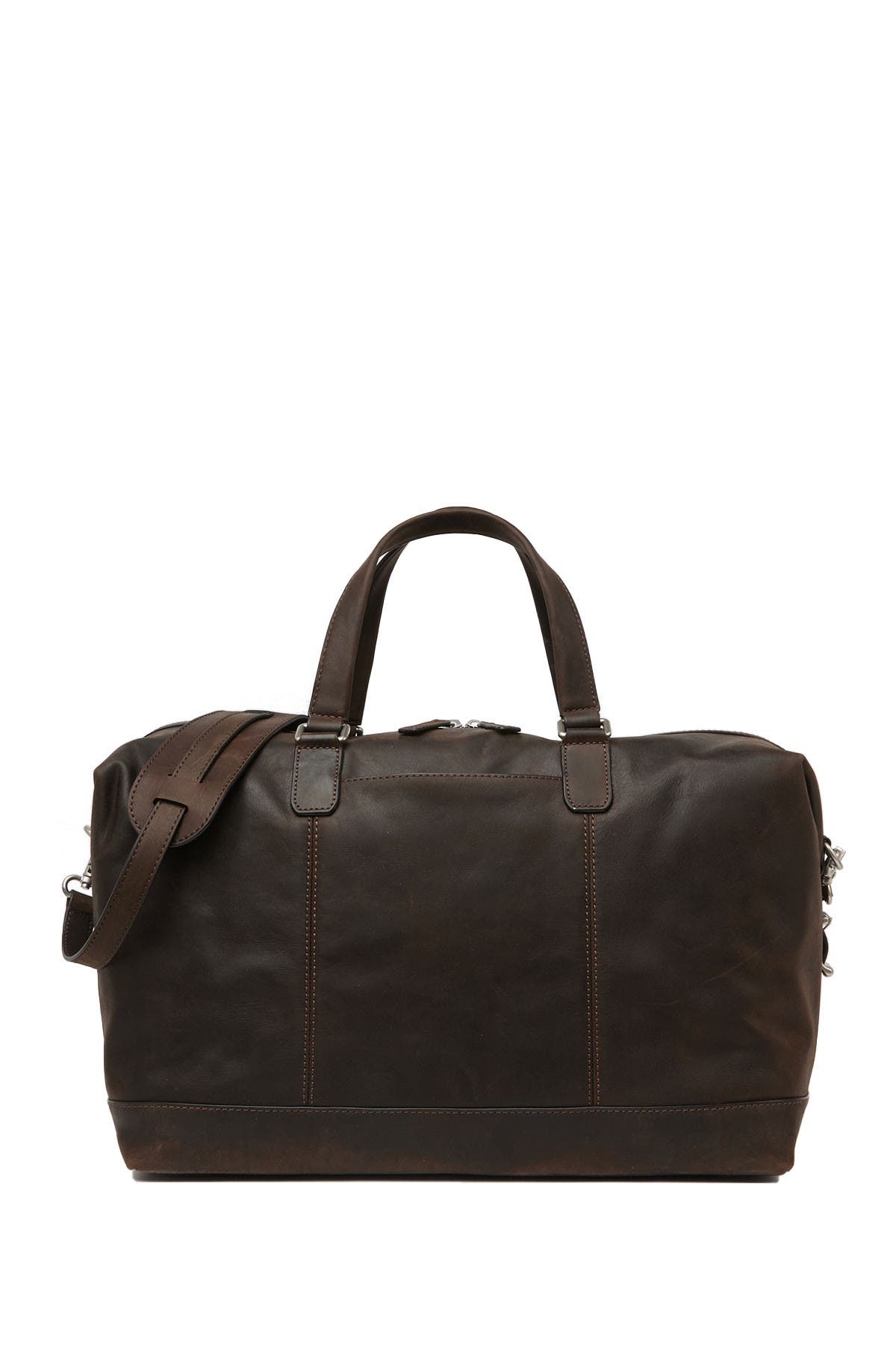 frye leather duffle bag