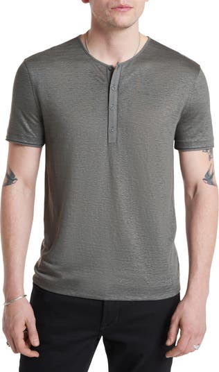 John Varvatos Bleecker Linen Henley | Nordstromrack