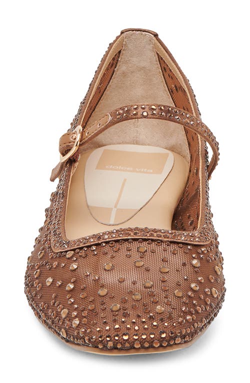 Dolce Vita Reyes Mary Jane Flat In Mid Brown