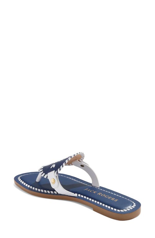 Shop Jack Rogers Collins Sandal In Midnight/white